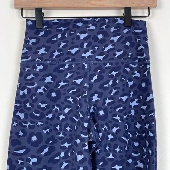 Offline Aerie Leggings Size Medium Ankle 7/8 Length Blue Cheetah - Picture 3 of 9